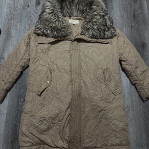 Michael Kors Women’s Faux Fur Coat Size Small